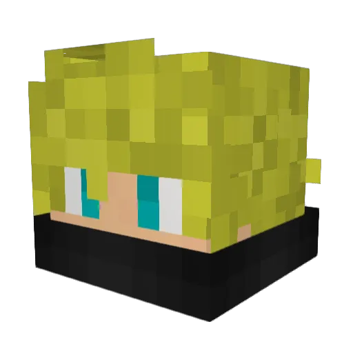 smartmart Minecraft avatar head, 3D render