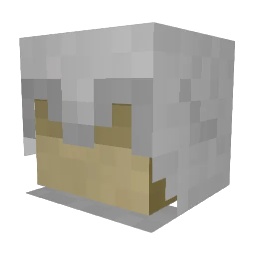 smash2001 Minecraft avatar head, 3D render