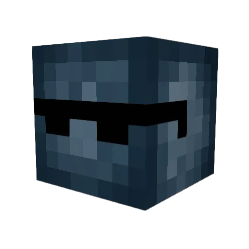 smashator Minecraft avatar head, 3D render