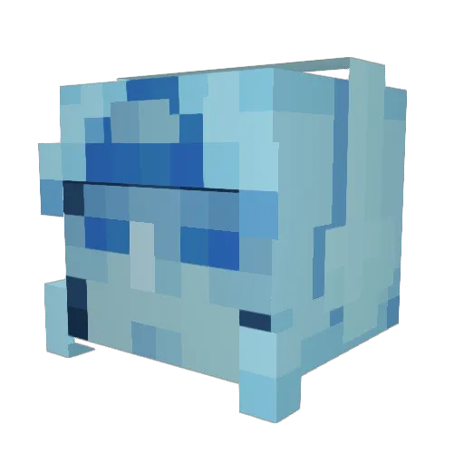 smashenter Minecraft avatar head, 3D render