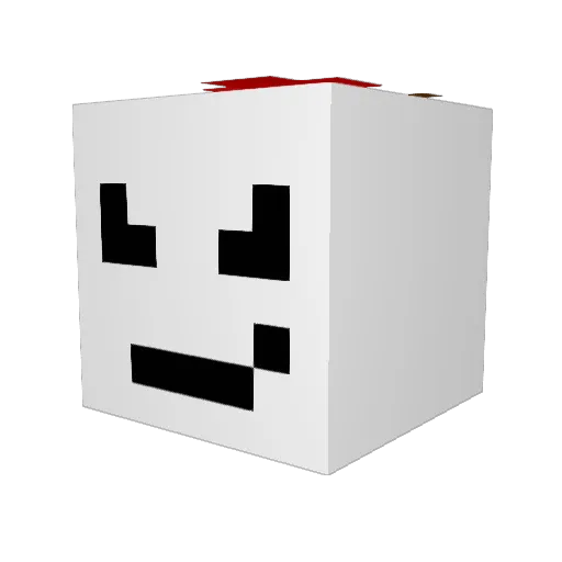 smasher_34 Minecraft avatar head, 3D render