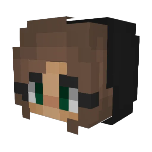 smashercow Minecraft avatar head, 3D render