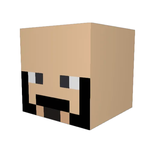 smathews20 Minecraft avatar head, 3D render