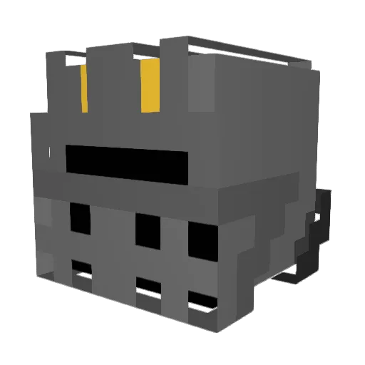 smawikowski Minecraft avatar head, 3D render