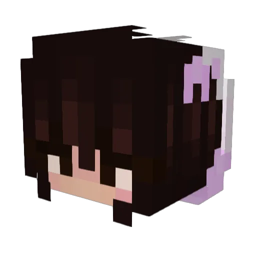 smawrt Minecraft avatar head, 3D render