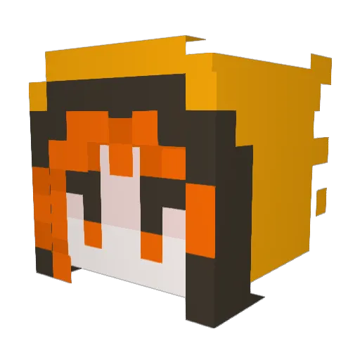 smbgay Minecraft avatar head, 3D render