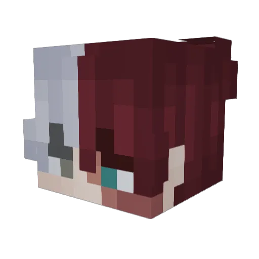 smchiiii Minecraft avatar head, 3D render