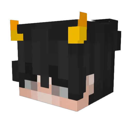 smcunningham Minecraft avatar head, 3D render