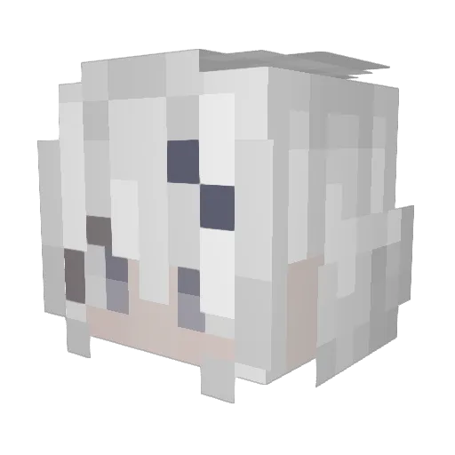 smdds Minecraft avatar head, 3D render