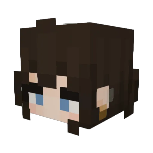 smedusa Minecraft avatar head, 3D render
