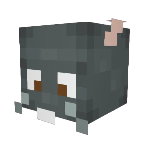 smegplant Minecraft avatar head, 3D render