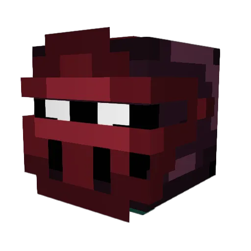 smeksy_key Minecraft avatar head, 3D render