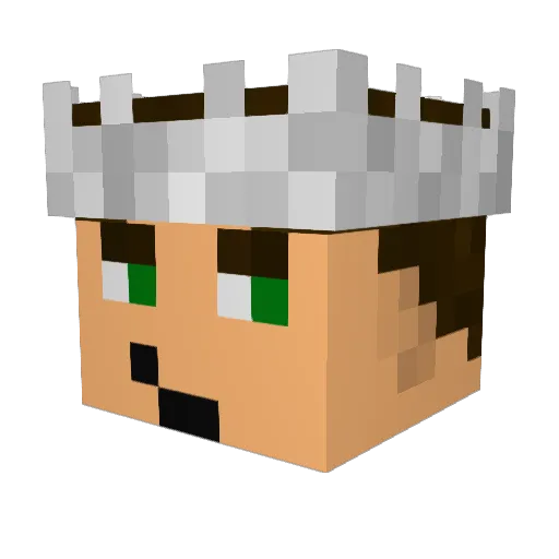 smell578 Minecraft avatar head, 3D render