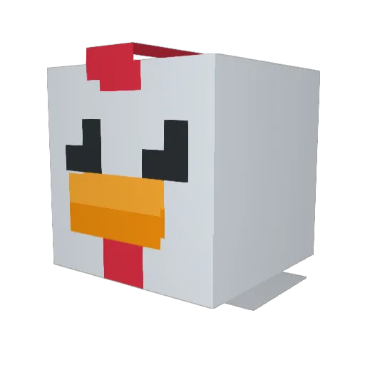 smellaknee Minecraft avatar head, 3D render