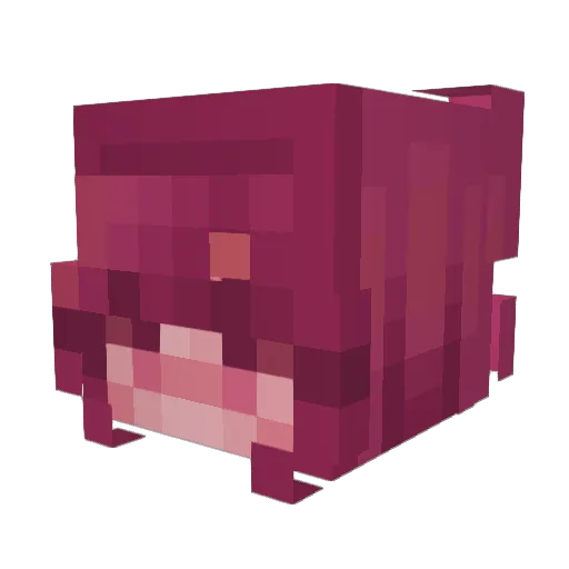 smellsvalentino Minecraft avatar head, 3D render