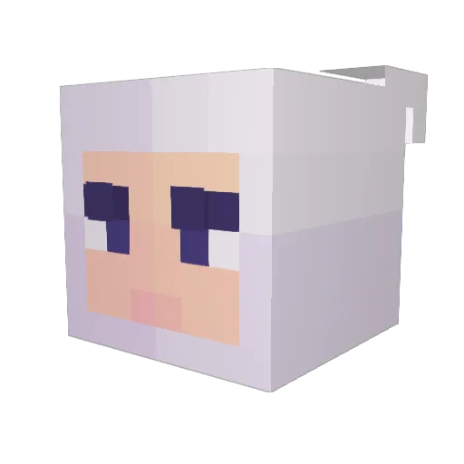 smelly_dog61 Minecraft avatar head, 3D render