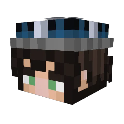 smellyfort Minecraft avatar head, 3D render