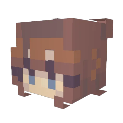 smellypoopy35 Minecraft avatar head, 3D render