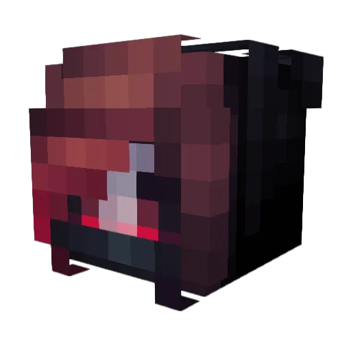 smelok Minecraft avatar head, 3D render