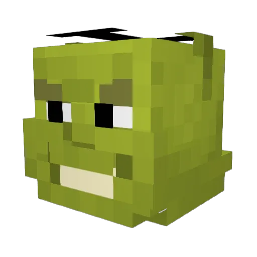 smerald0 Minecraft avatar head, 3D render