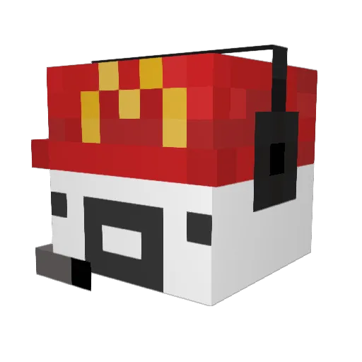 smerfitaco Minecraft avatar head, 3D render