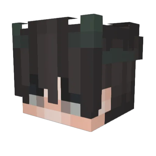 smeshin Minecraft avatar head, 3D render