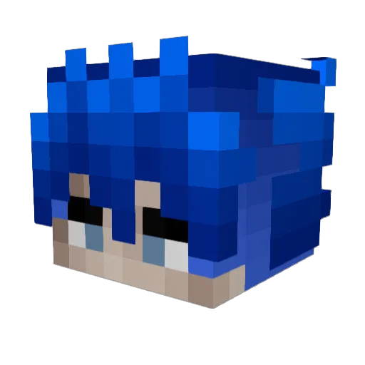 smhCDNwarrior Minecraft avatar head, 3D render