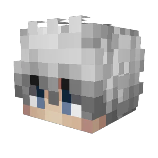 smhJesse Minecraft avatar head, 3D render