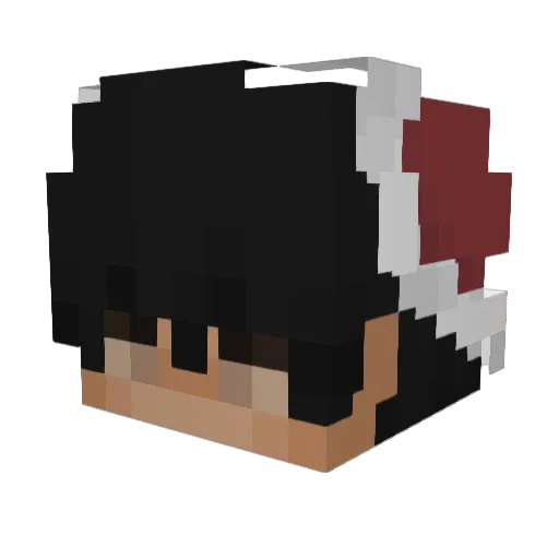 smh_mthew Minecraft avatar head, 3D render