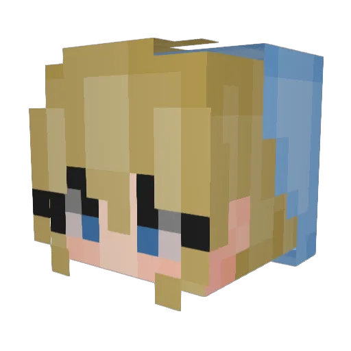 smhkattt Minecraft avatar head, 3D render
