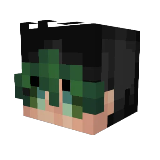 smhlain Minecraft avatar head, 3D render