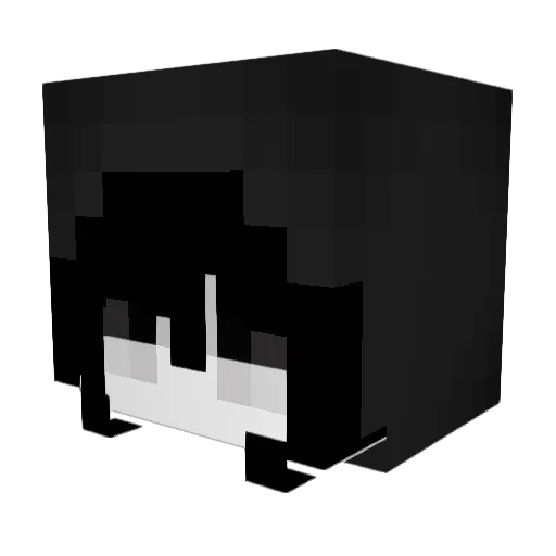 smhliv Minecraft avatar head, 3D render