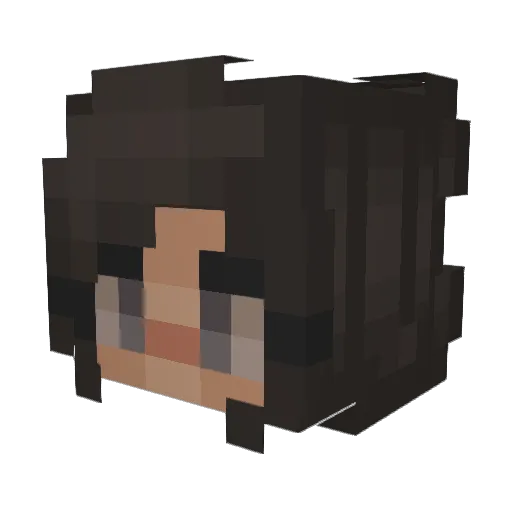 smhmiaa Minecraft avatar head, 3D render