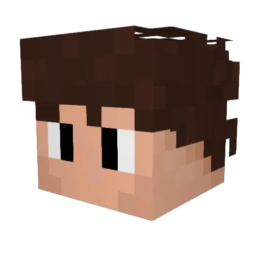 smi__ Minecraft avatar head, 3D render