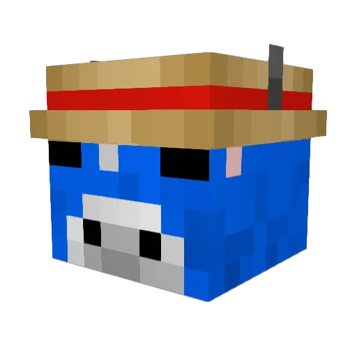 smidgey01 Minecraft avatar head, 3D render