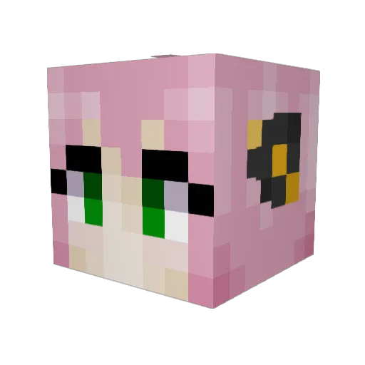 smihams Minecraft avatar head, 3D render