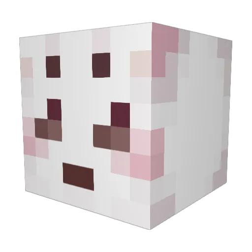 smiichi Minecraft avatar head, 3D render