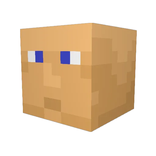 smikkel7 Minecraft avatar head, 3D render