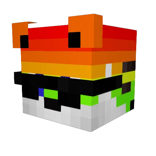 smikkelman2 Minecraft avatar head, 3D render