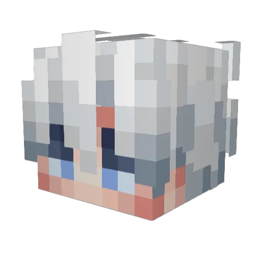 smile5176 Minecraft avatar head, 3D render