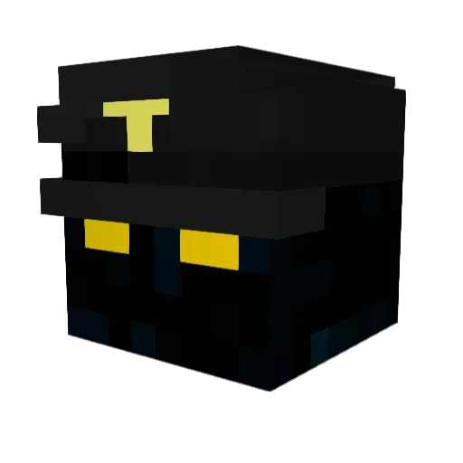 smilep2 Minecraft avatar head, 3D render