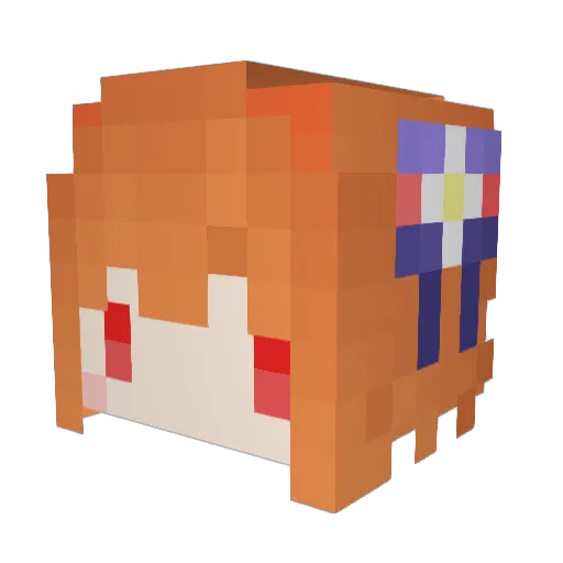 smilesmallch Minecraft avatar head, 3D render