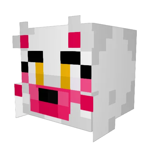 smiley194 Minecraft avatar head, 3D render