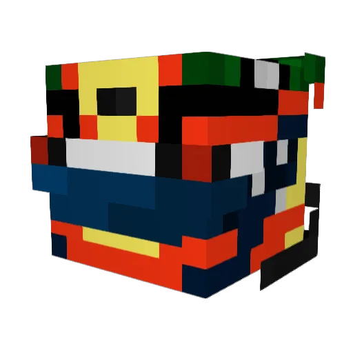 smileyfries666 Minecraft avatar head, 3D render