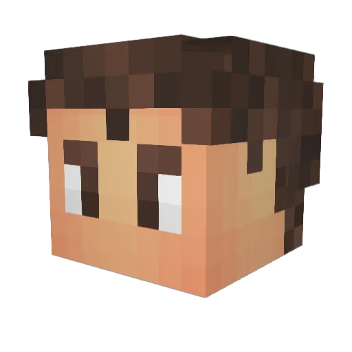 smileyj Minecraft avatar head, 3D render