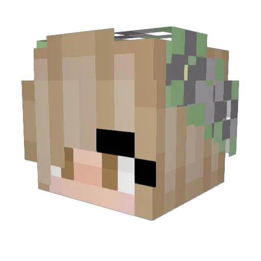 smileylin Minecraft avatar head, 3D render