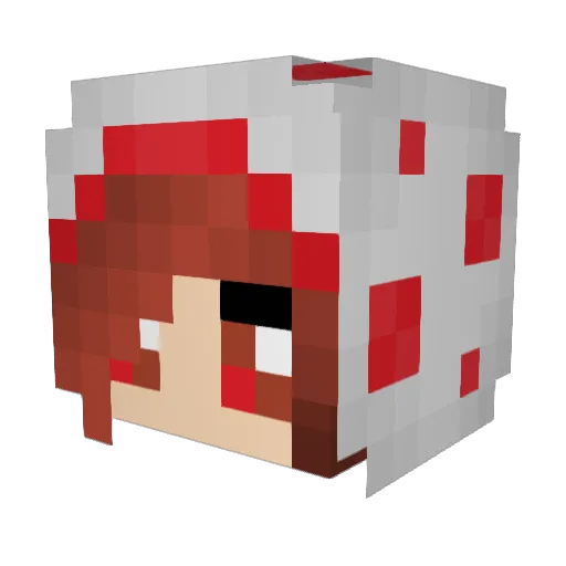 smilla1233 Minecraft avatar head, 3D render