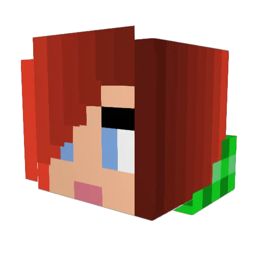 smily2305 Minecraft avatar head, 3D render