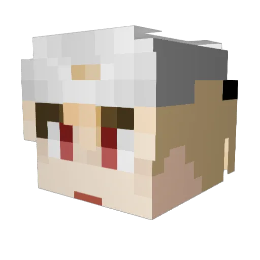 smin1013 Minecraft avatar head, 3D render