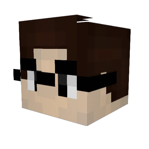 smirkcat510 Minecraft avatar head, 3D render